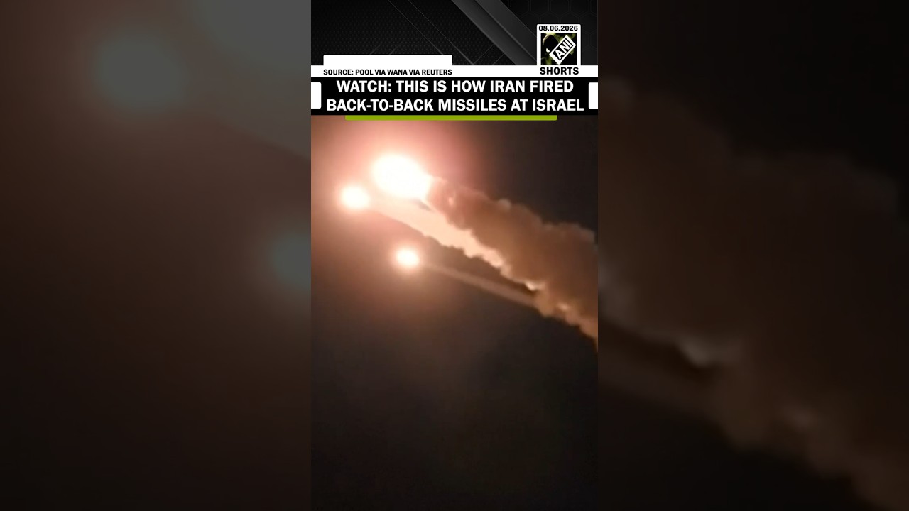 DRAMATIC VISUALS: WATCH: How Iran fired back-to-back missiles at Israel