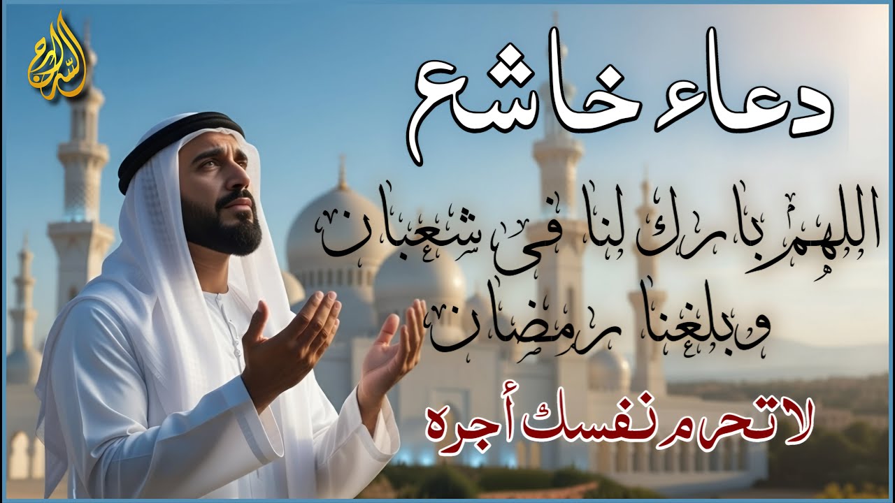 دعاء خاشع فى شعبان 2026 🌙 لرفع البلاء وقضاء الحوائج وجلب الرزق 🤲