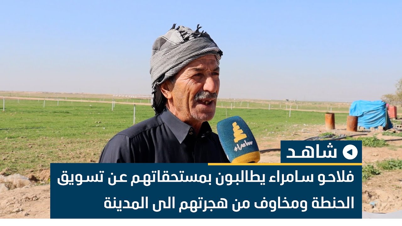 فلاحو سامراء يطالبون بمستحقاتهم عن تسويق الحنطة ومخاوف من هجرتهم الى المدينة
