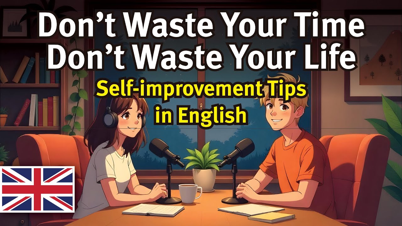 ⏰ Don’t Waste Your Time, Don’t Waste Your Life | Easy English Listening Practice 💬