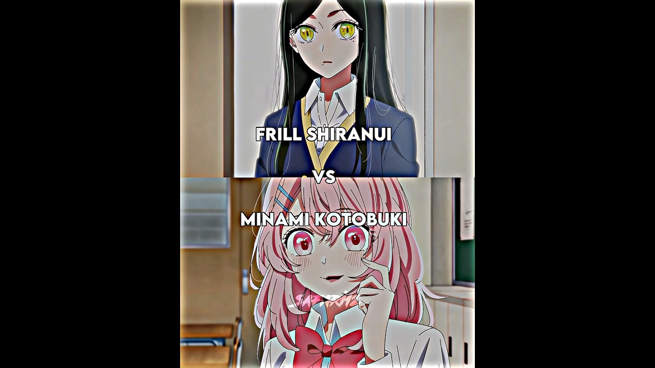 Frill Shiranui vs Minami Kotobuki | Oshi no ko #anime #animeedit #shorts #viral