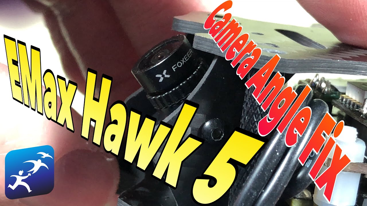 EMax Hawk 5 Mod 1.  Getting more FPV camera angle