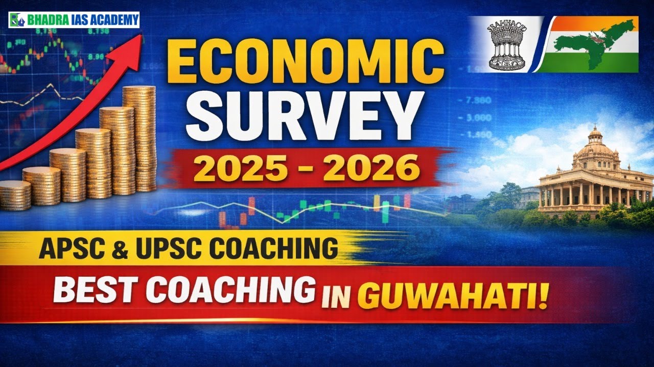 Economic Survey 2025 -2026 | APSC & UPSC Coaching | Best APSC & UPSC Coaching in Guwahati