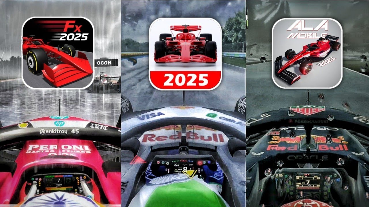 RAIN COMPARISON 🌧️ [🔴Fx Racer VS 🔵Ala Mobile VS 🟡Monoposto]