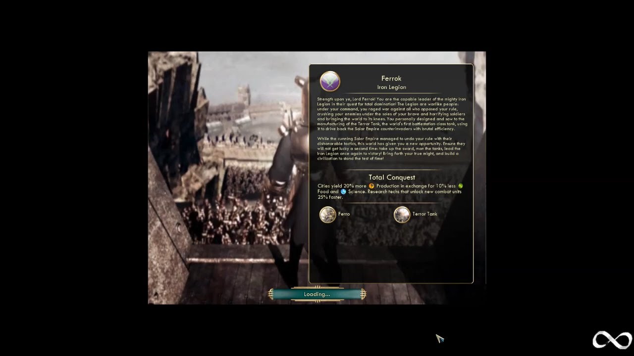 Sid Meier's Civilization V, Ferrok of the Iron Legion Playthrough (mod)