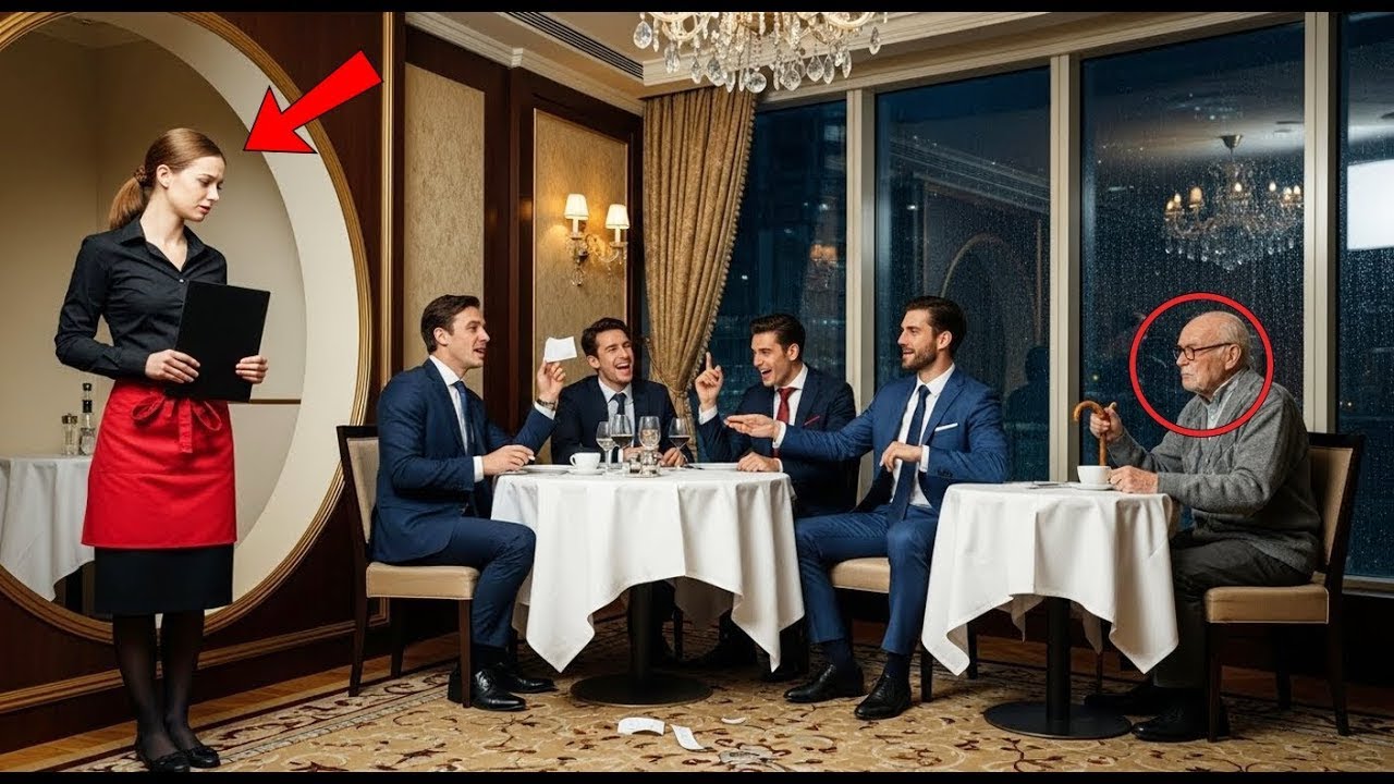 Quatre riches refusent de payer la serveuse — jusqu’à ce que le milliardaire apparaisse derrière eux