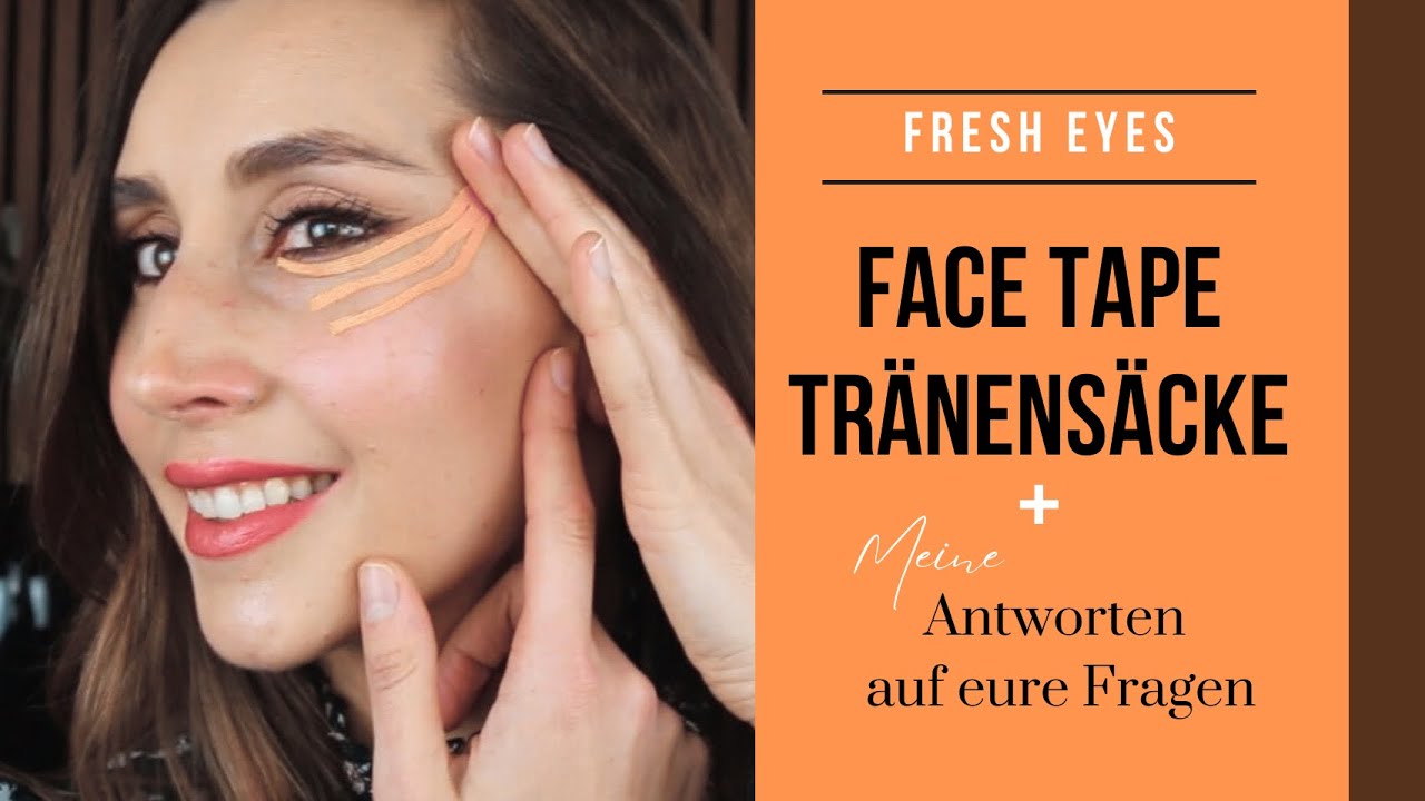 TRÄNENSÄCKE TAPEN für frische Augen + Antworten auf eure Fragen - Natürliche Gesichtsverjüngung
