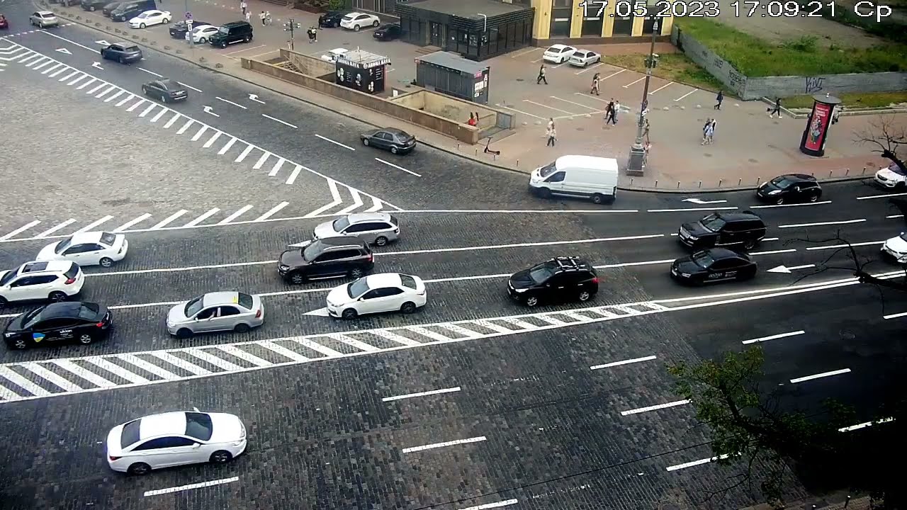 Веб-камера Киев Европейская площадь + Майдан 2023 05 18