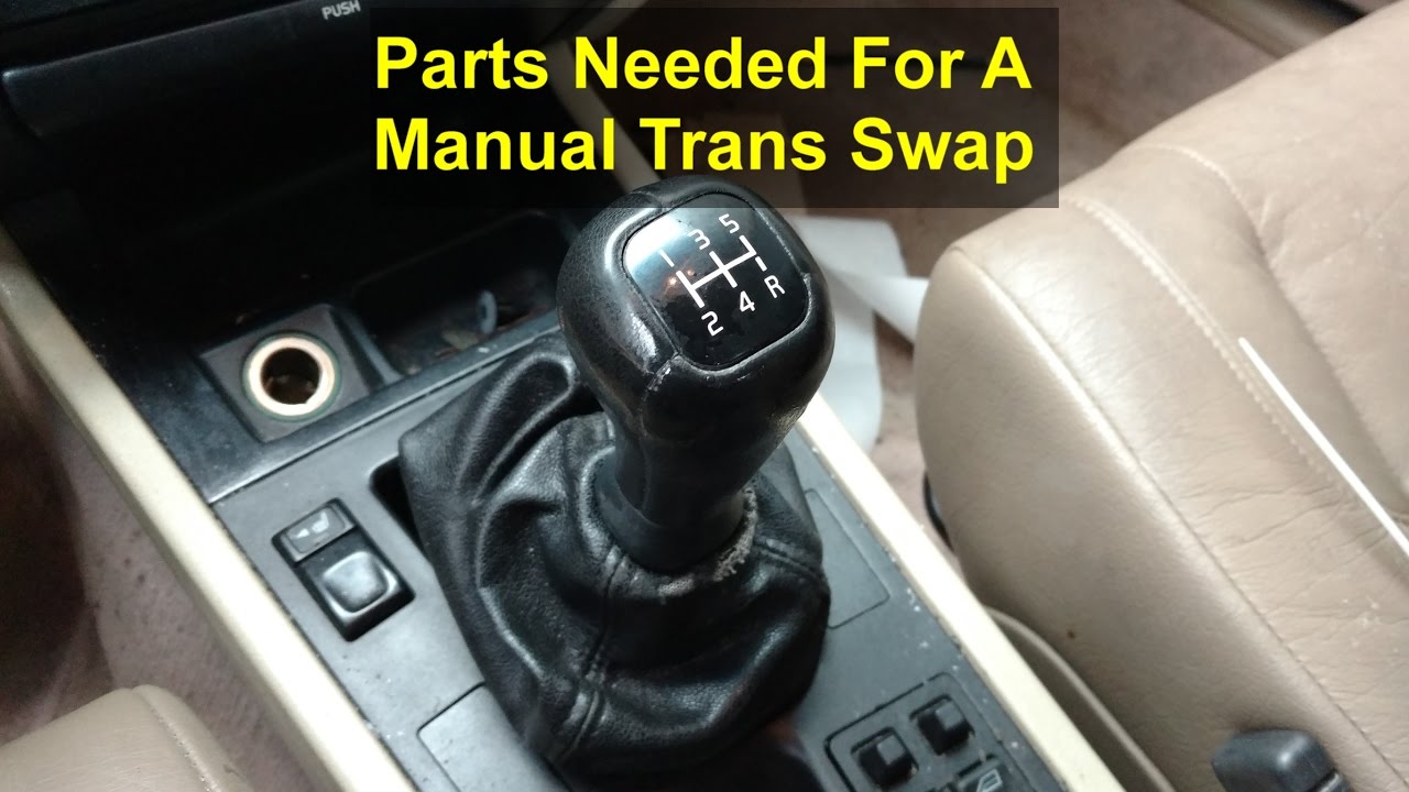 Manual transmission parts that you will need from the donor car. - VOTD