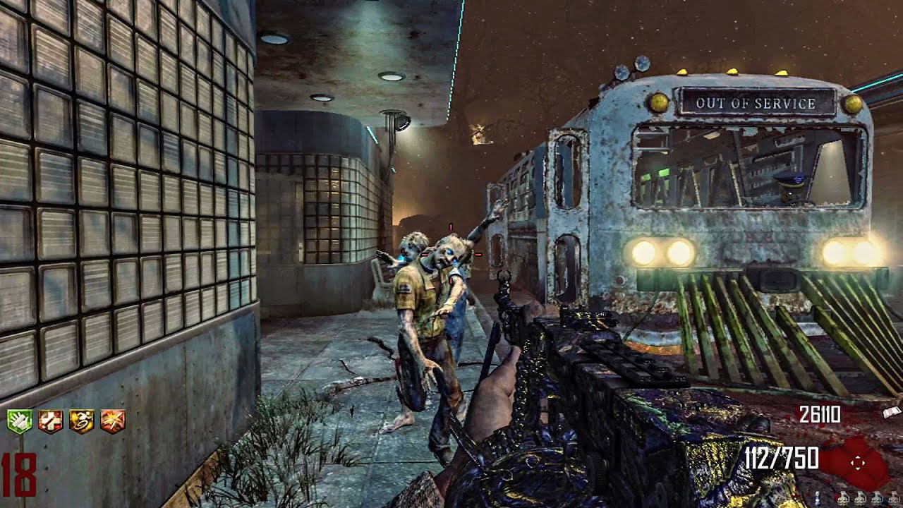 BLACK OPS 2 ZOMBIES: TRANZIT GAMEPLAY! (NO COMMENTARY)
