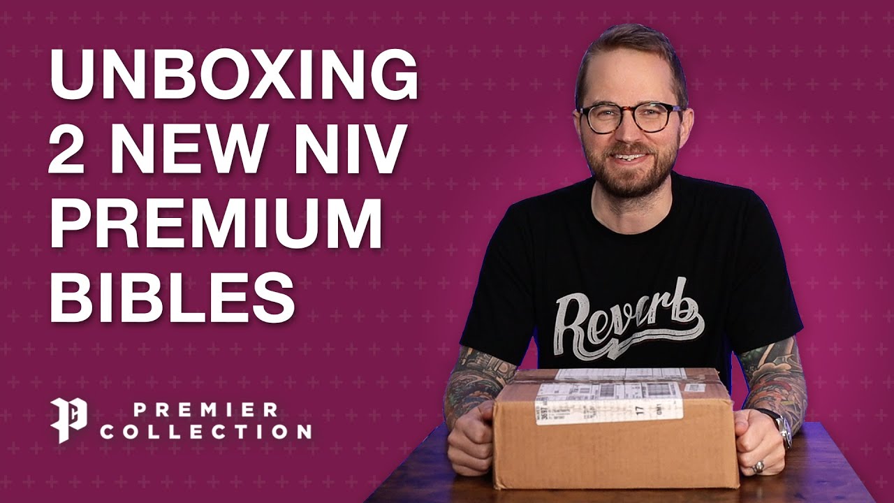 Распаковываем ДВЕ Библии Premier Collection NIV Thinline от Zondervan!