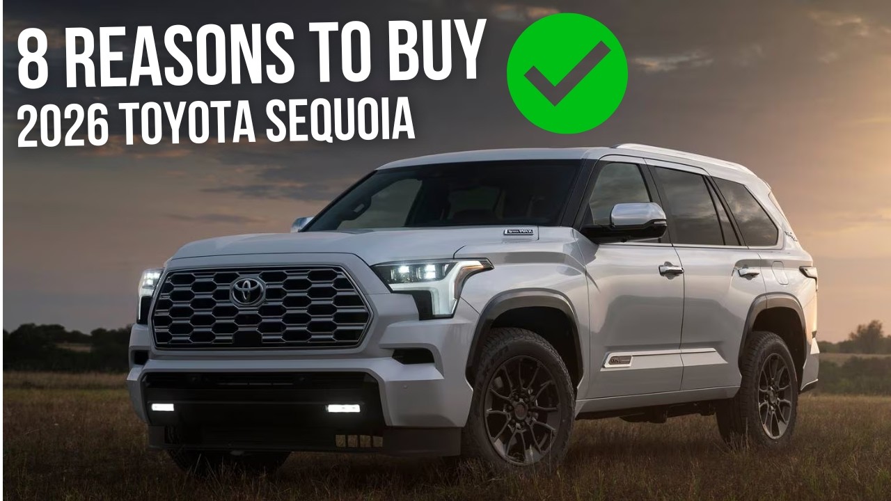 8 Reasons to Buy the 2026 Toyota Sequoia | Best Full-Size SUV for 2026