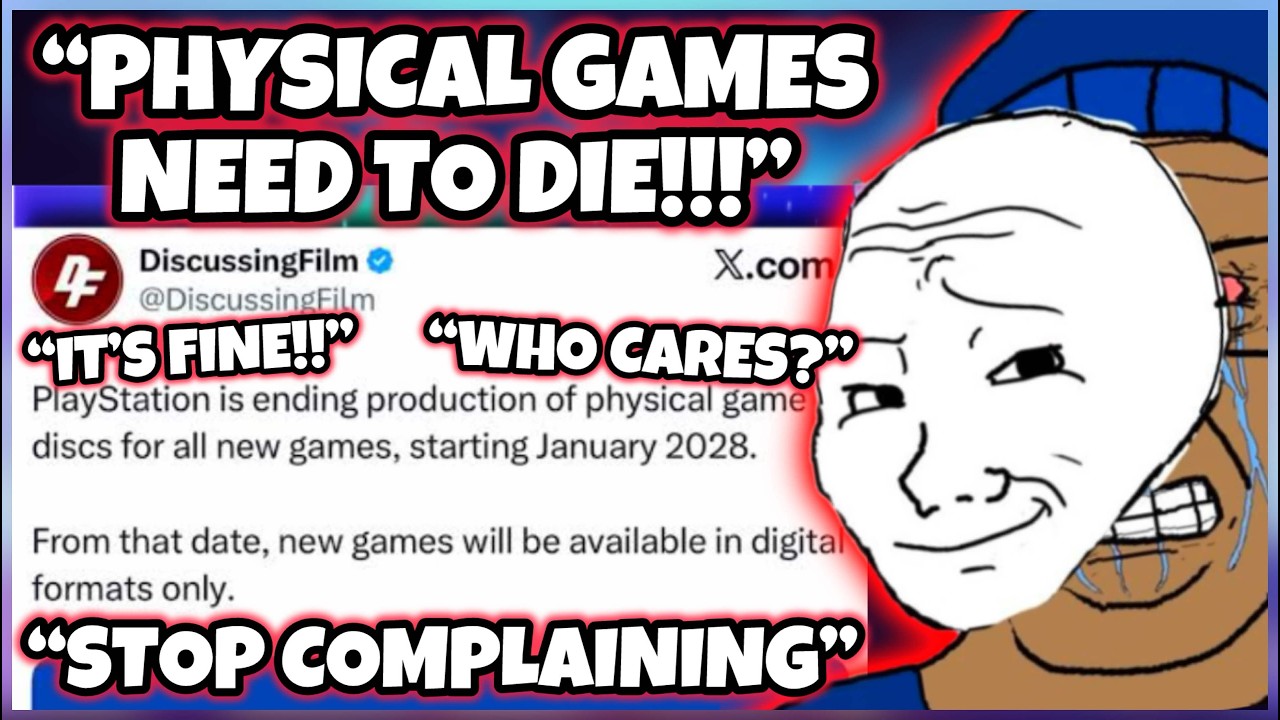 Ну и ну&hellip; Жалкие фанаты PlayStation ЗАЩИЩАЮТ то, что Sony убивает физические копии игр&hellip; Это же про...