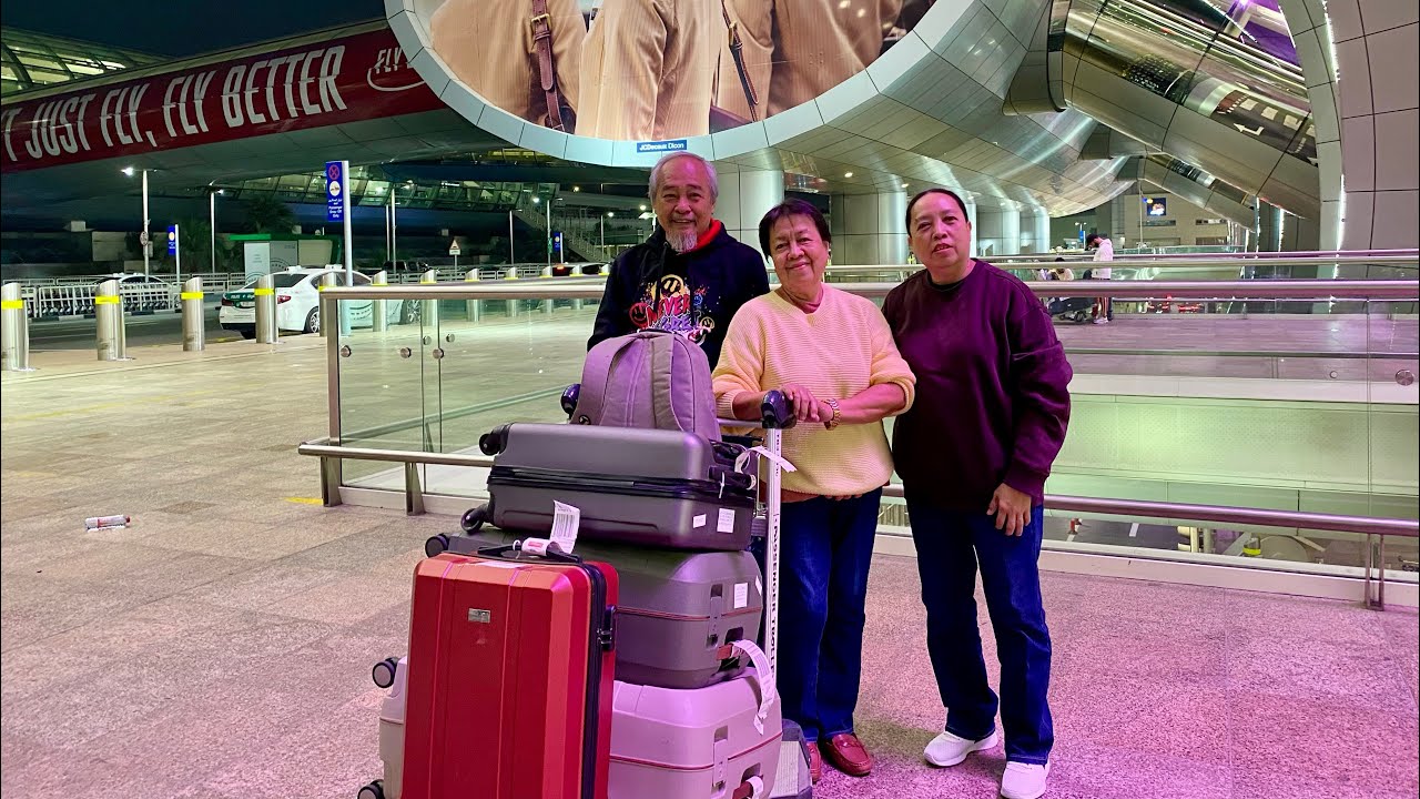 Arrival of Mama, Papa And Auntie in Dubai 