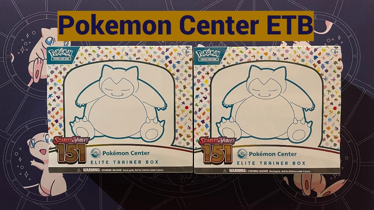 Scarlet & Violet151 Pokemon Center Elite Trainer Boxes - Good SIR Pulls!