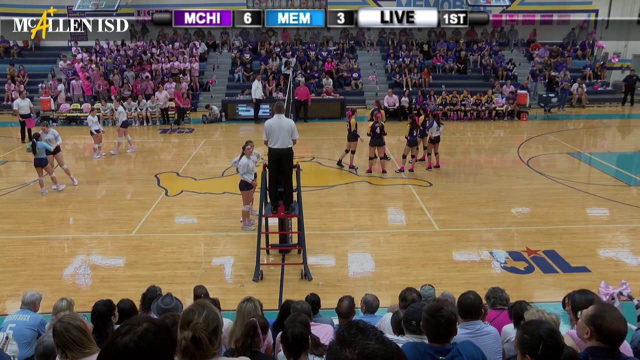 Volleyball - McAllen HS Vs Memorial HS | 2019 McAllen ISD