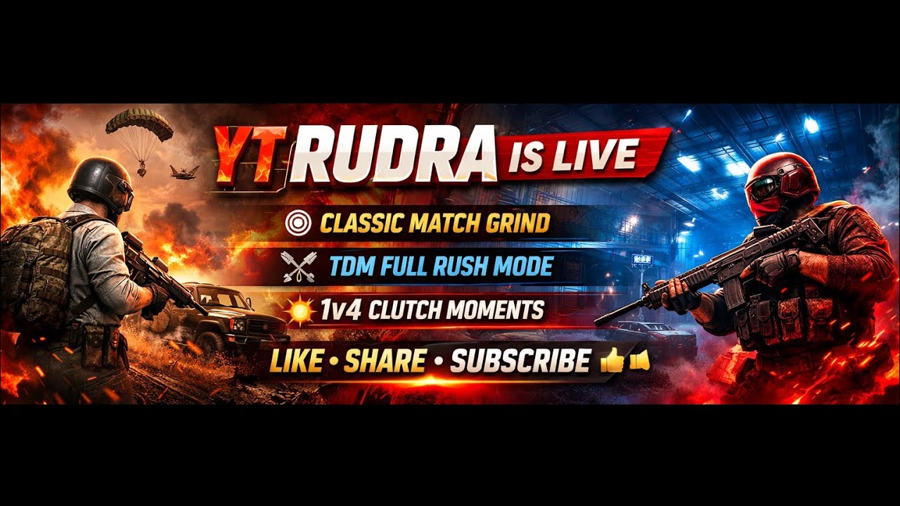 Live streaming of YT RUDRA IS LIVE