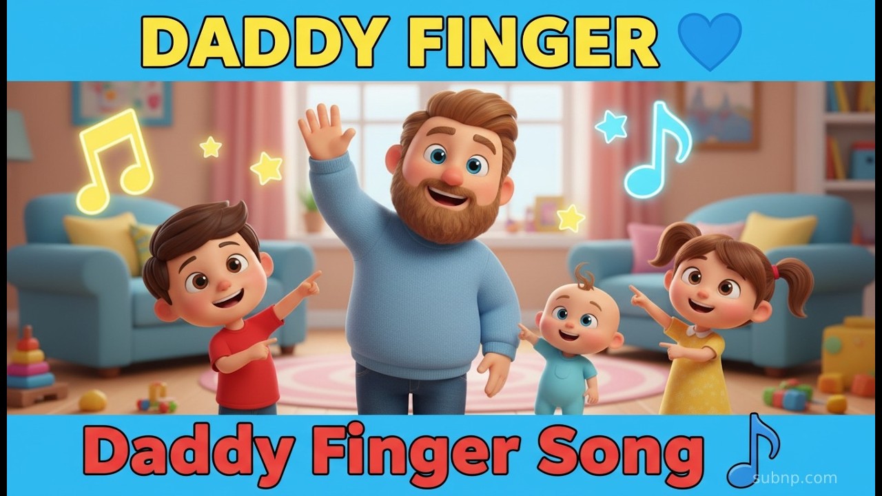 Daddy Finger Daddy Finger| Choco Melon kids Tv| Nursery Rhymes For Kids| Kids Poem|