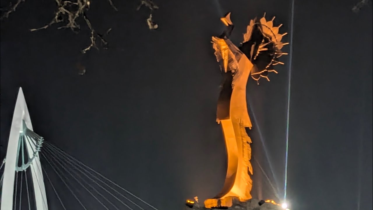 Wichita kansas. Arkansas.  River.   De. Noche. 