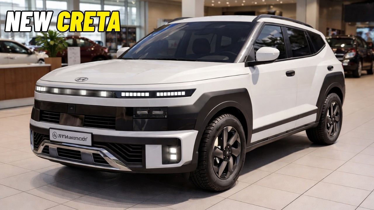 Утечка информации о рестайлинге Creta нового поколения 2026 года — полностью измененный внешний вид.