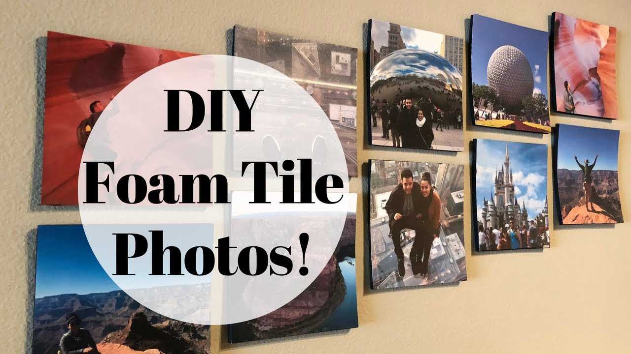 DIY Foam Tile Photos | CruzieTV