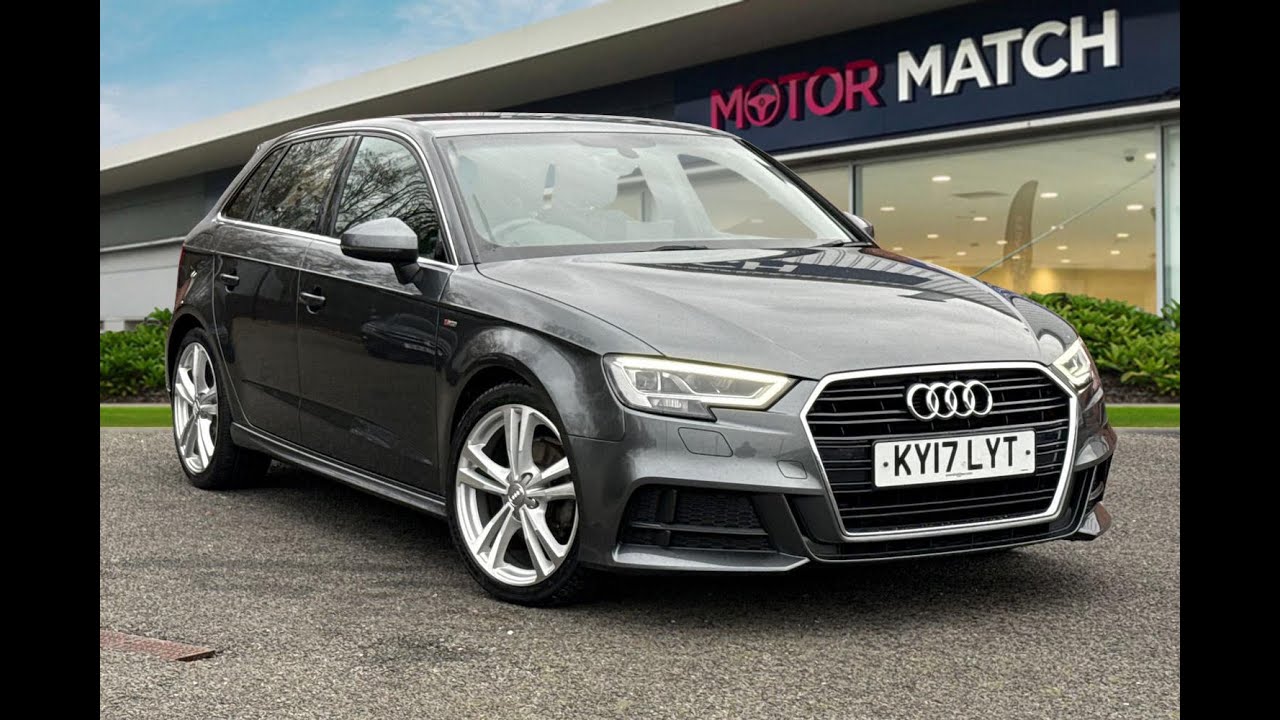 Used Audi A3 1.4 TFSI CoD S line Sportback S Tronic  -KY17LYT-  Motor Match Bolton