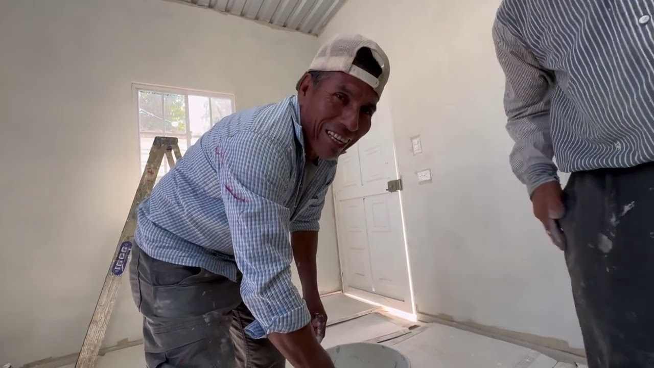 🔵Pintando la NUEVA CASA de William y familia/ Donación CASA #55 