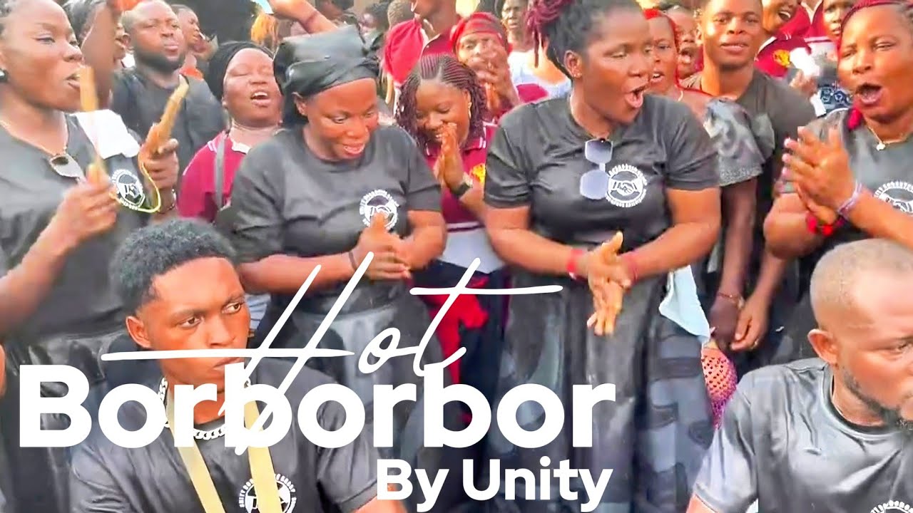 Unity Borborbor Group made it hot | Borborbor | Ewe local music and dance