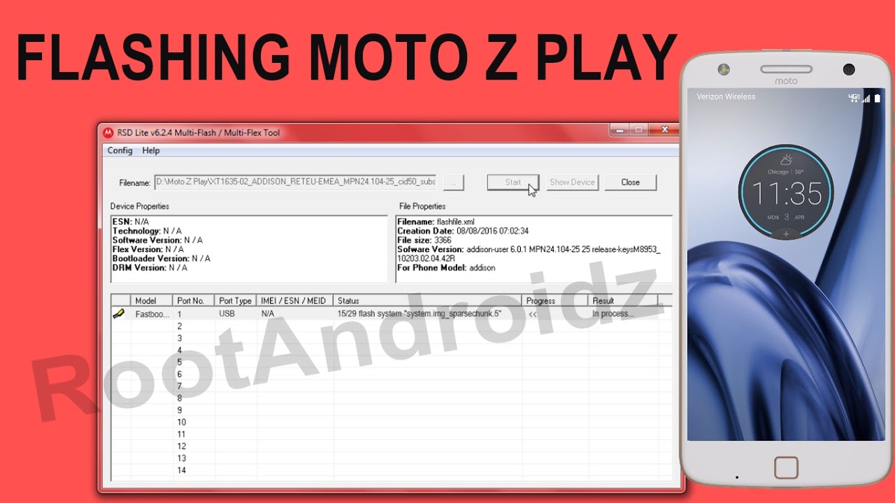 Moto Z Play Stock Rom Flashing | Download/Install STock Rom Moto Z Play