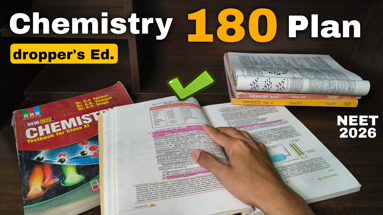 How to score 180 in Chemistry, NEET 2026❓