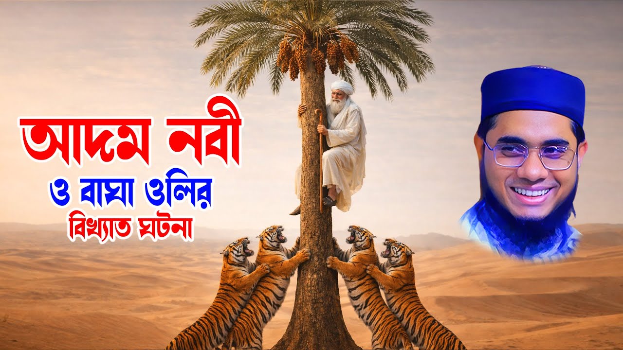 আদম নবী ও বাঘ দরবেশের অলৌকিক ঘটনা | মুফতি শাহিদুর রহমান মাহমুদাবাদী | abdullah tv