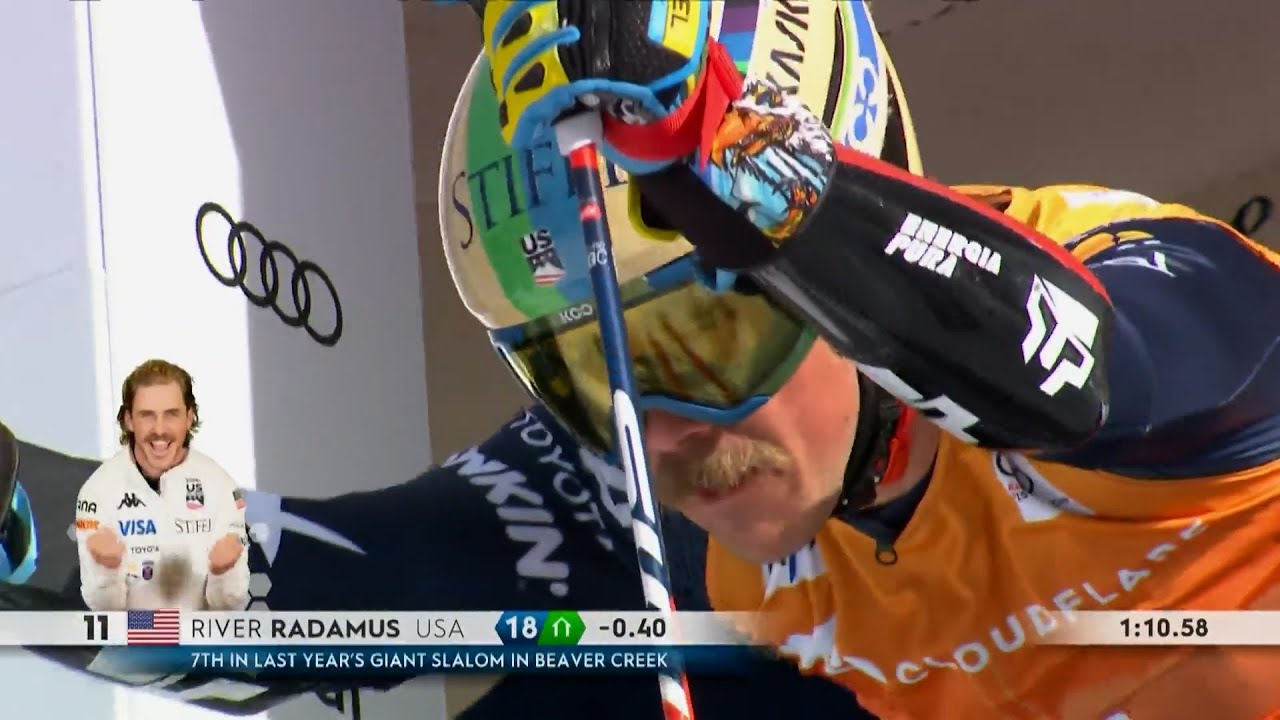 River Radamus Lights Up Beaver Creek: 2nd-Fastest Run 2 in Giant Slalom