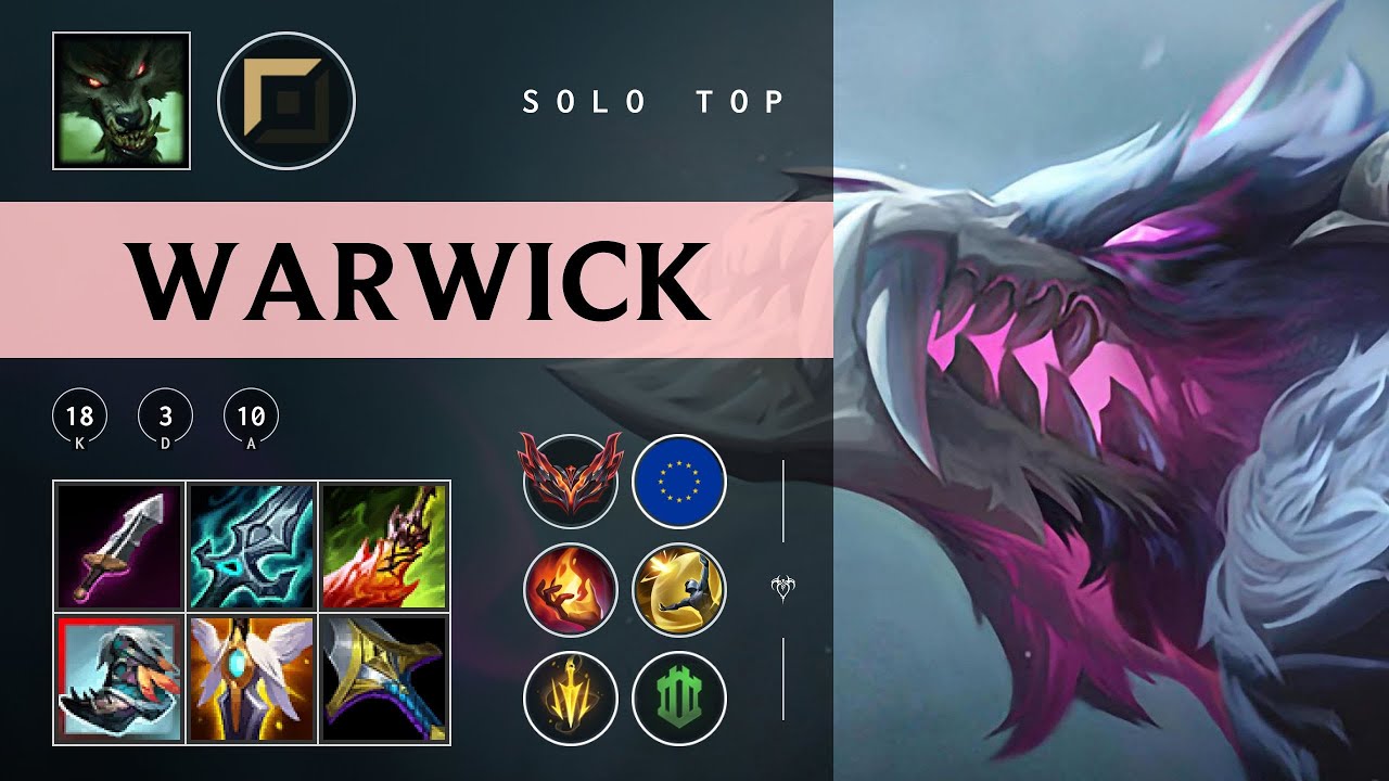 Warwick Top vs Zaahen - EUW Grandmaster Patch 25.24