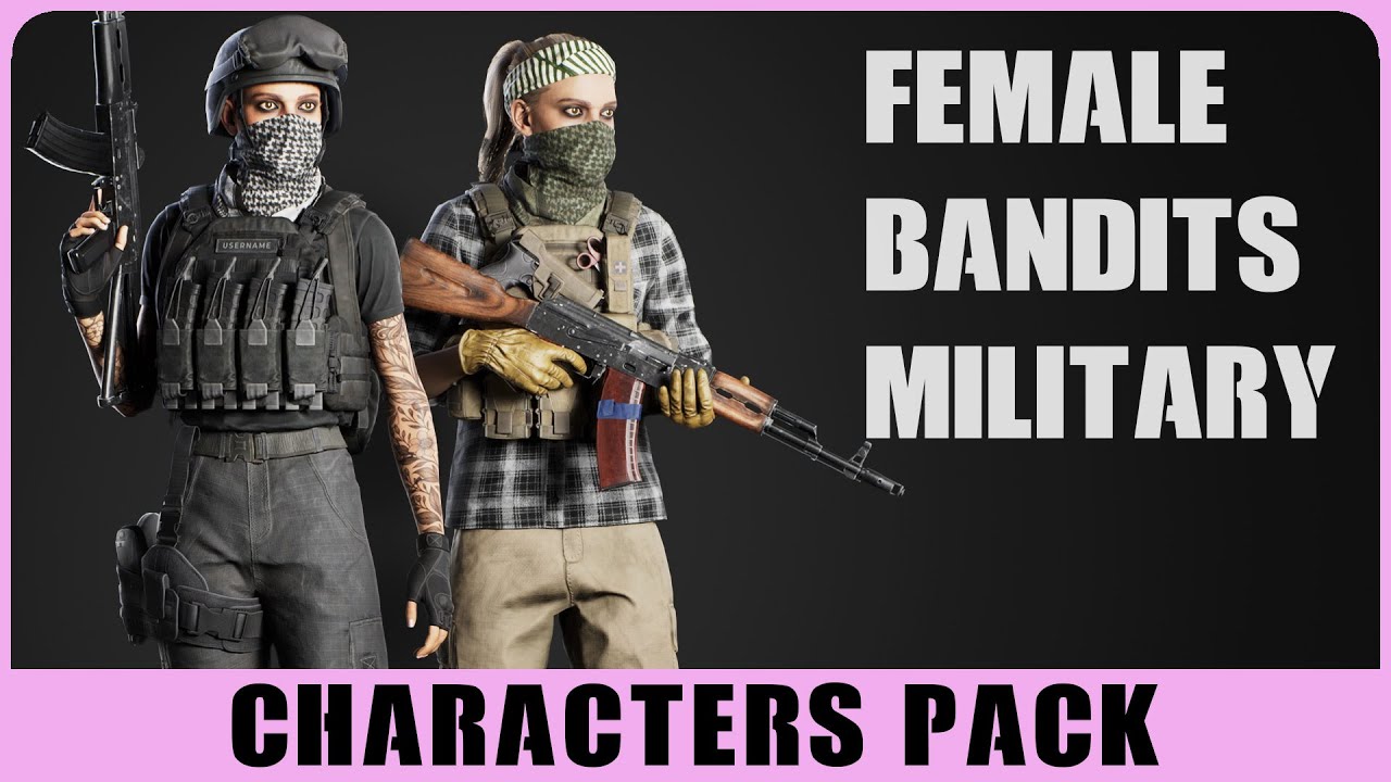 Female Bandits Military Characters