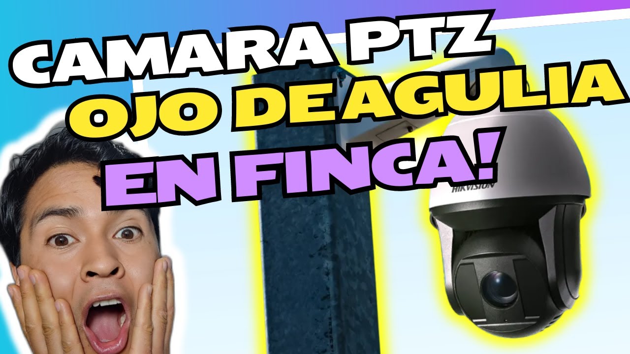 Instalación de una cámara PTZ IP de 2MP de la marca HIKVISION DS-2DE4225IW-DE
