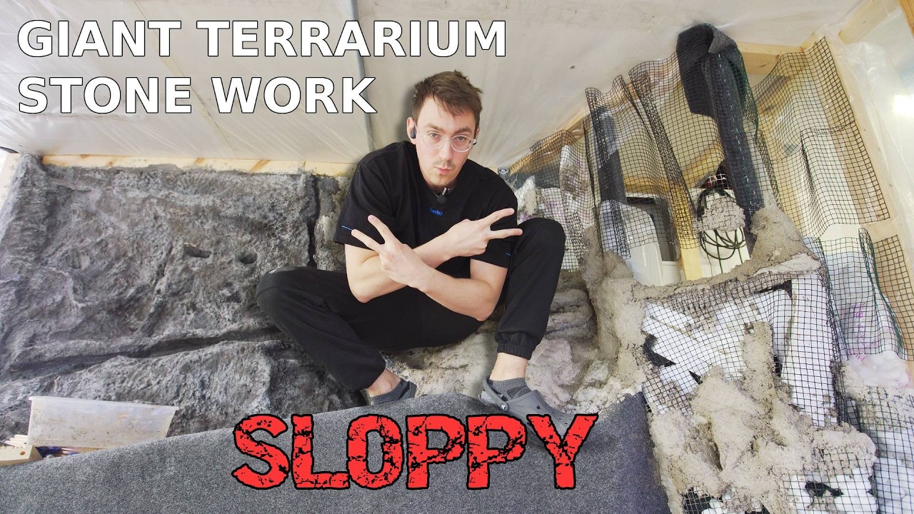 Making Real But Fake Terrarium Rock Walls