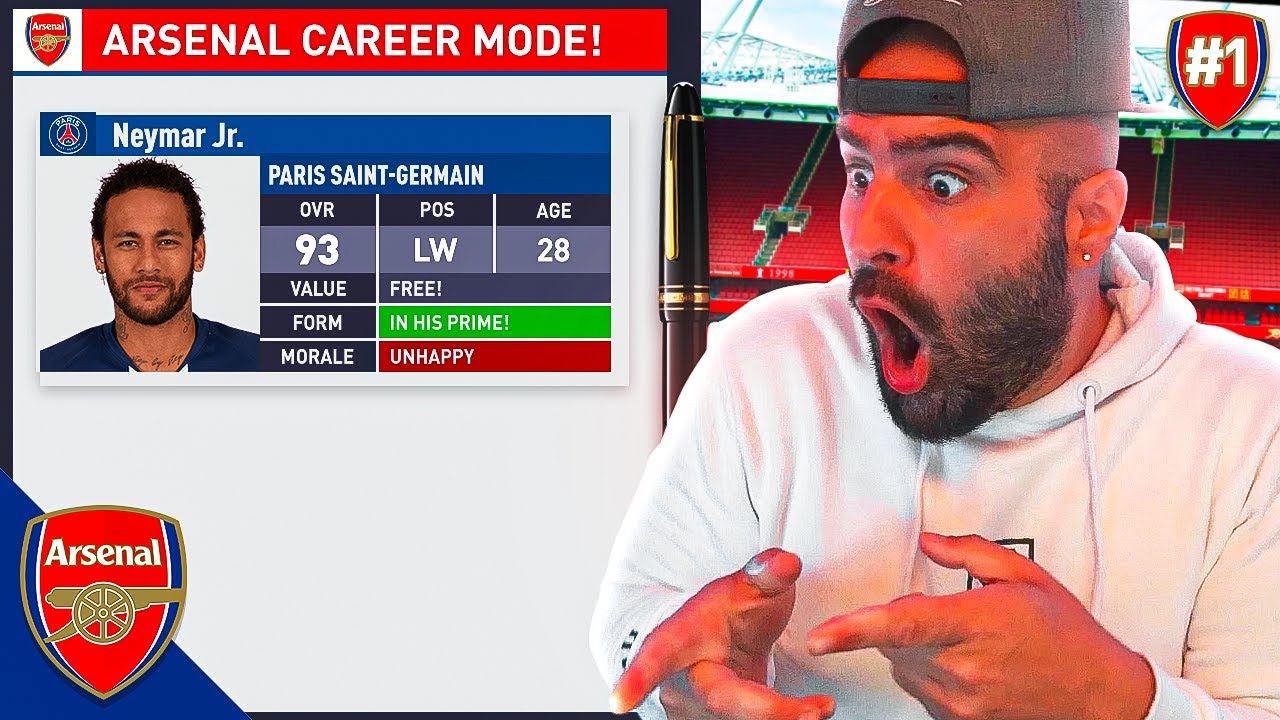 INSANE $190 MILLION NEYMAR TO ARSENAL TRANSFER?! FIFA 20 Career mode Rebuilding Arsenal!