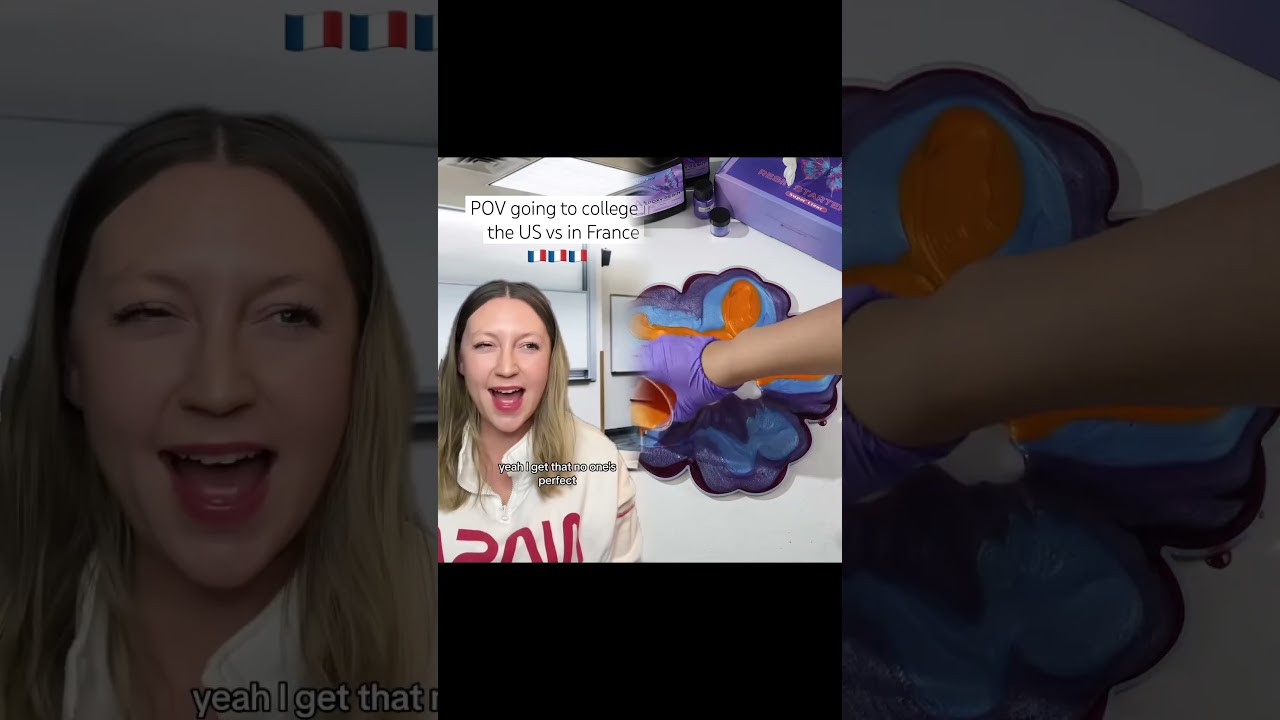 POV going to college in the US vs in France #usa #france #college #cultureshock #americaninfrance