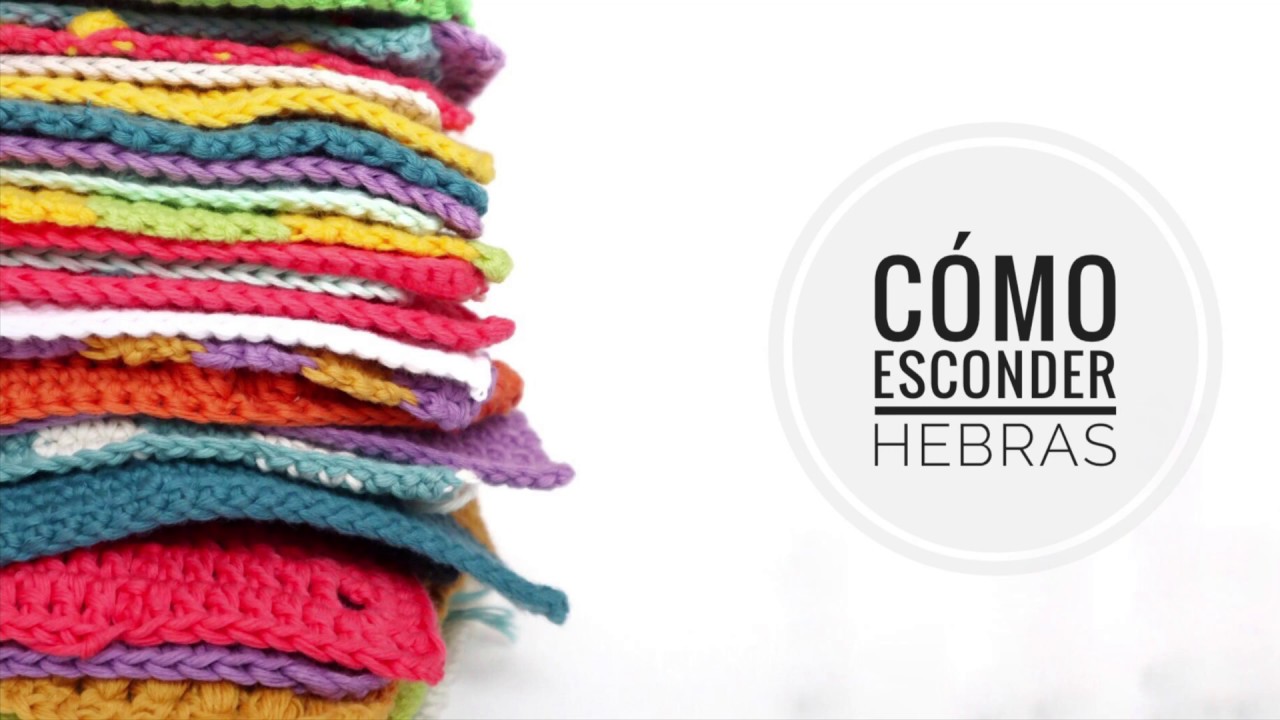 Cómo esconder hebras. Trucos de crochet