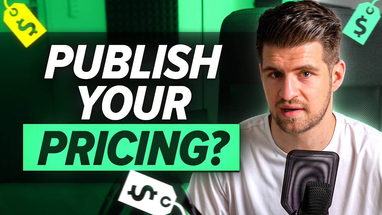 Should You Put Prices On Your Website As A Videographer?