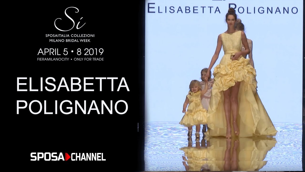 ELISABETTA POLIGNANO Abiti da sposa 2020 - Sfilata Sì Sposa Italia 2019