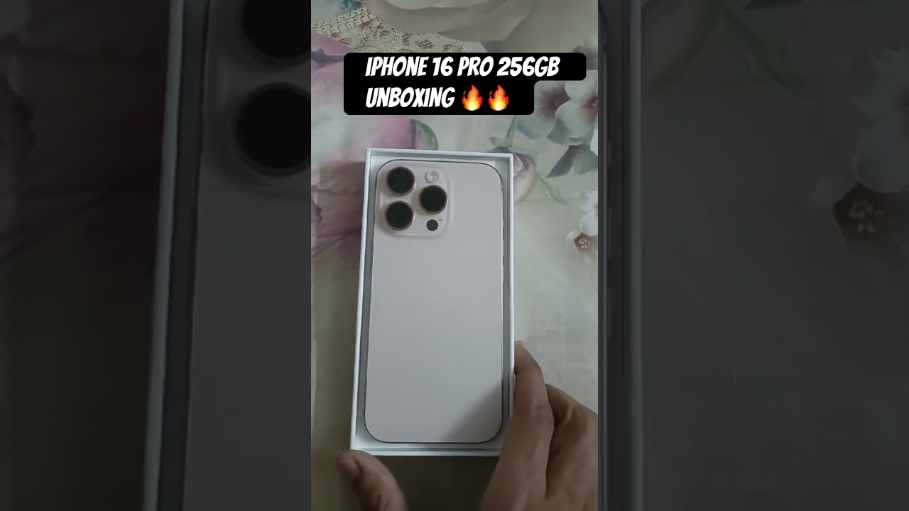iPhone 16 pro unboxing 🔥🔥