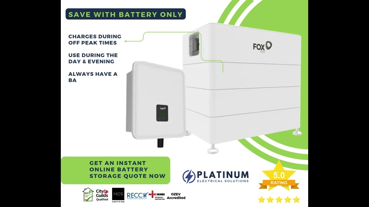 Platinum Battery Only solutions for energy storage and savings