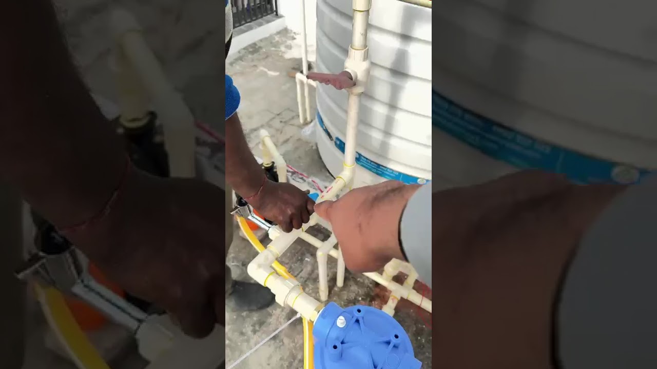 #Prassar pump and #water filter👨‍🔧 fitting#