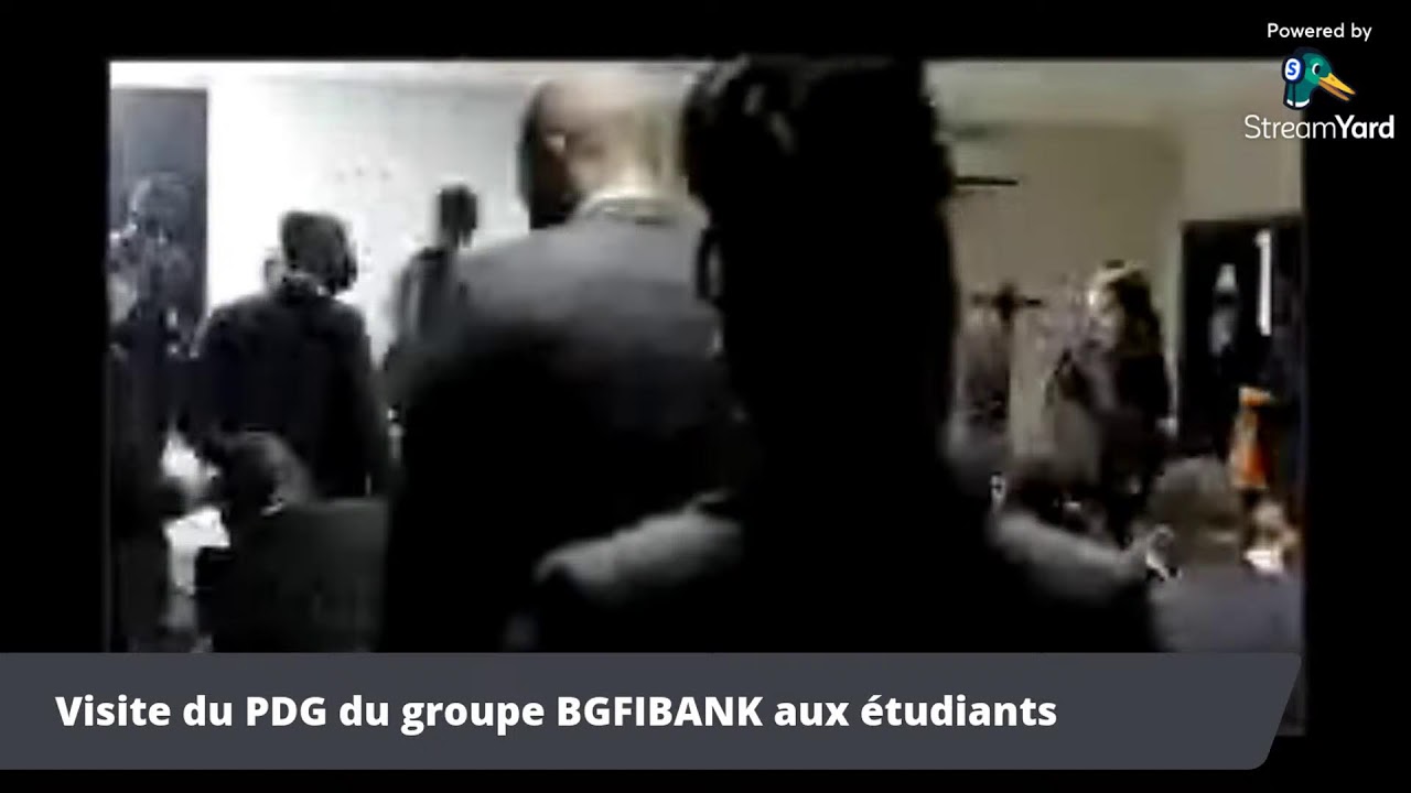 Visite du PDG du groupe BGFI BANK aux étudiants