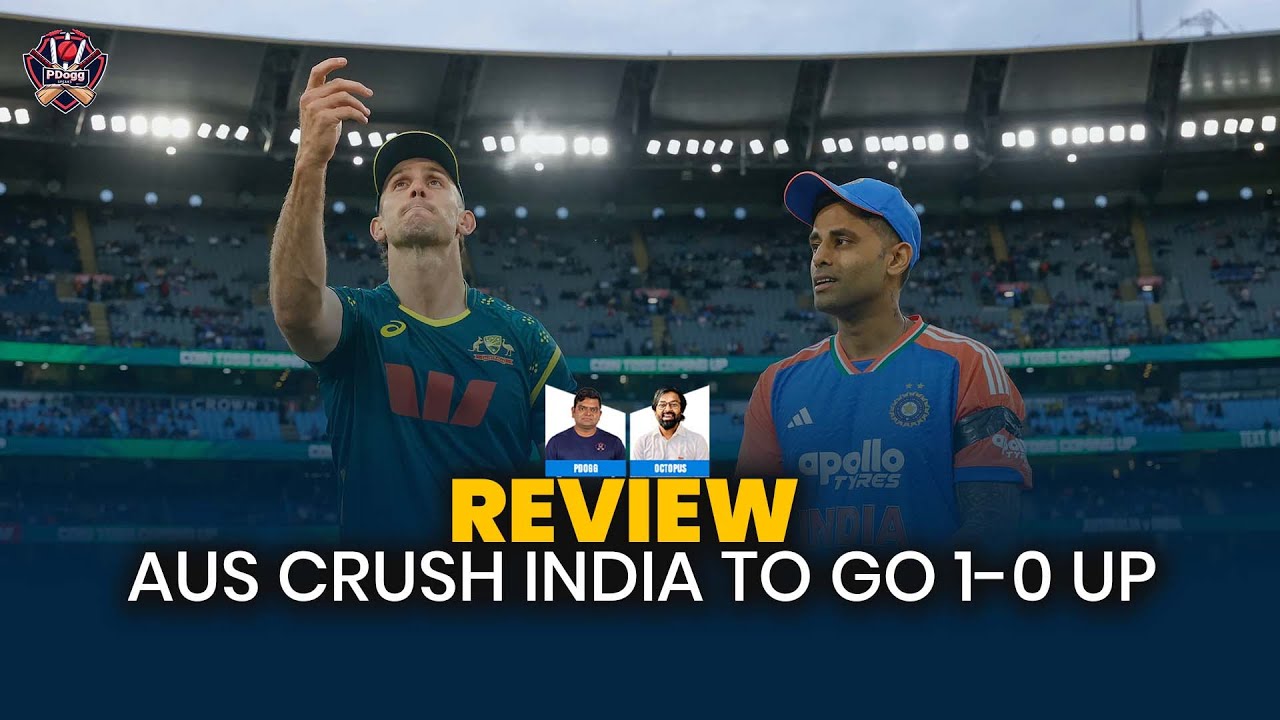 Aus crush india to go 1-0 up|Pdoggspeaks