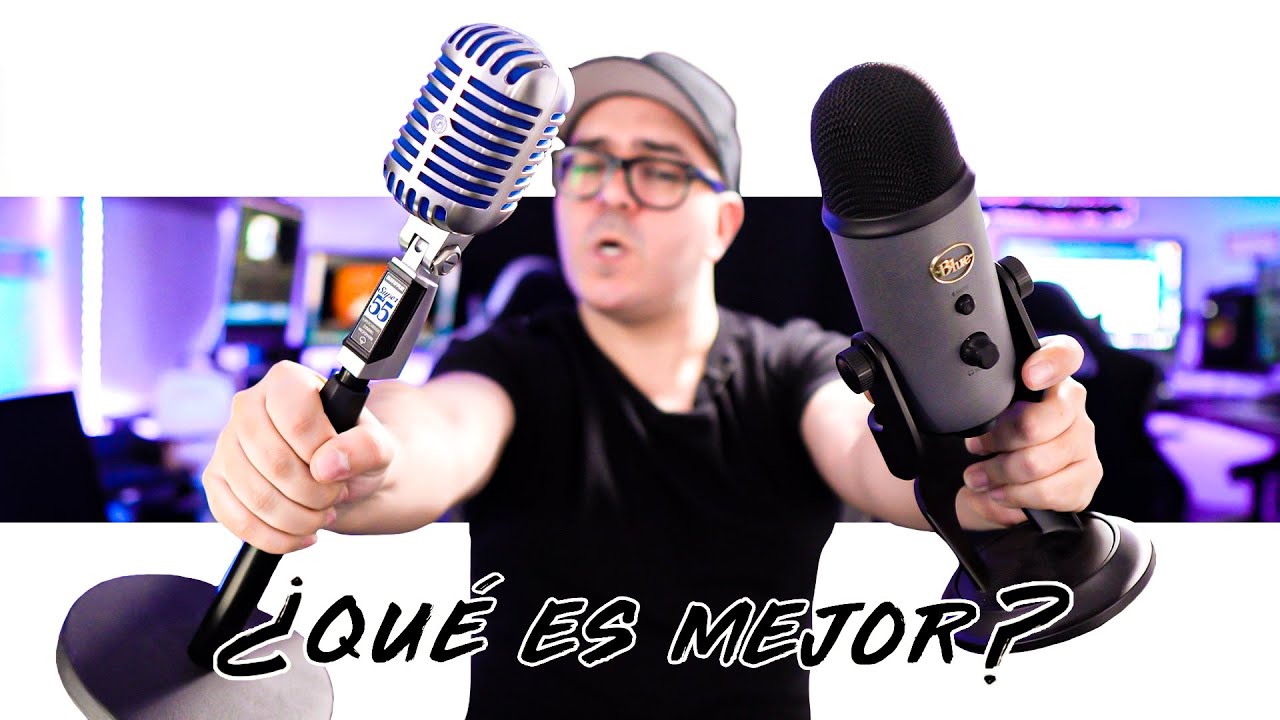 🎙Micrófono Dinámico o Condensador 🎤  ¿Cuál me compro? DIFERENCIAS