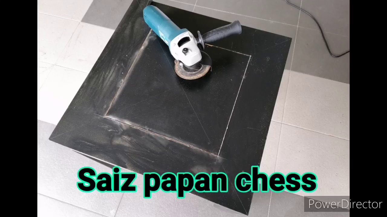 Ubahsuai Meja Sisi Ikea: LACK, menjadi Meja Chess Set