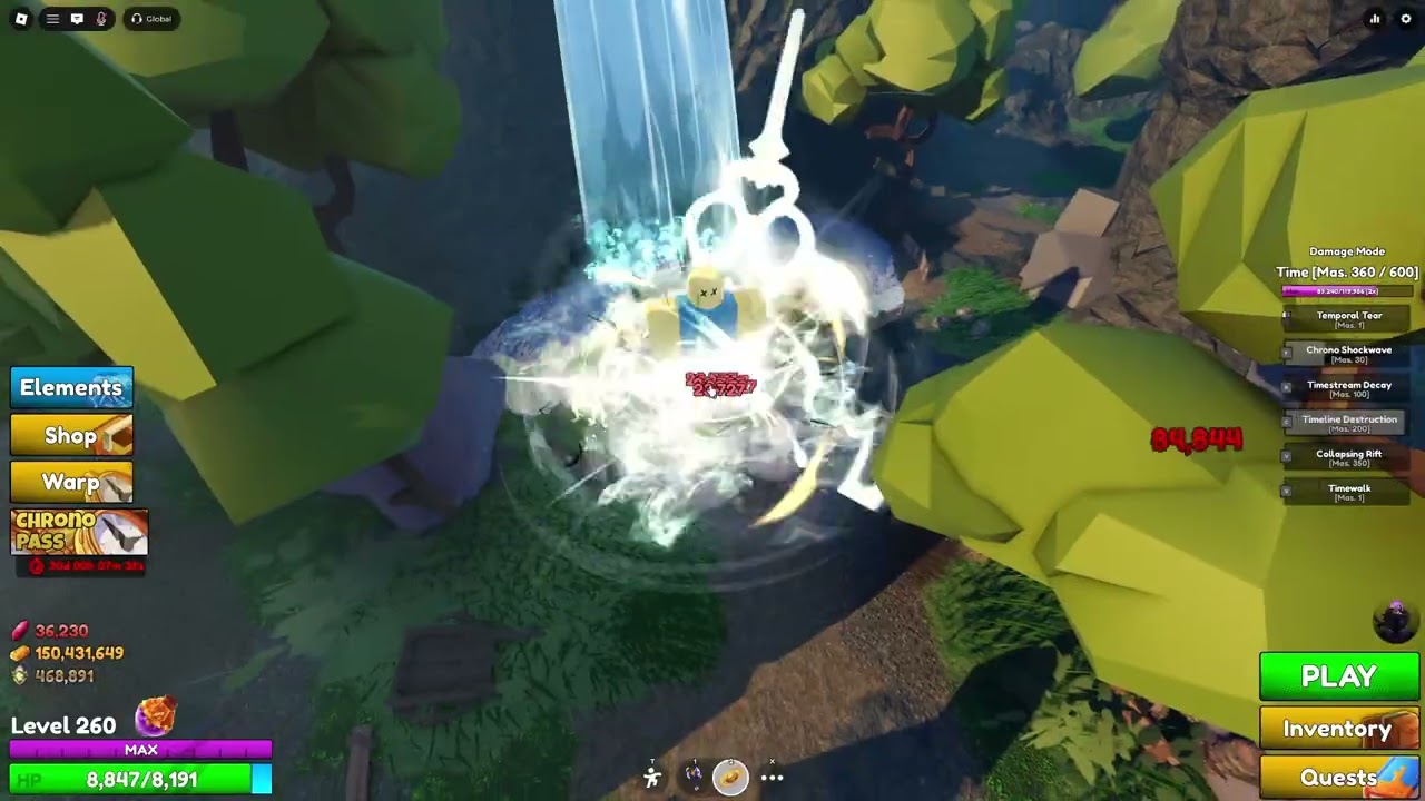 Time Element Showcase in Elemental Dungeons!