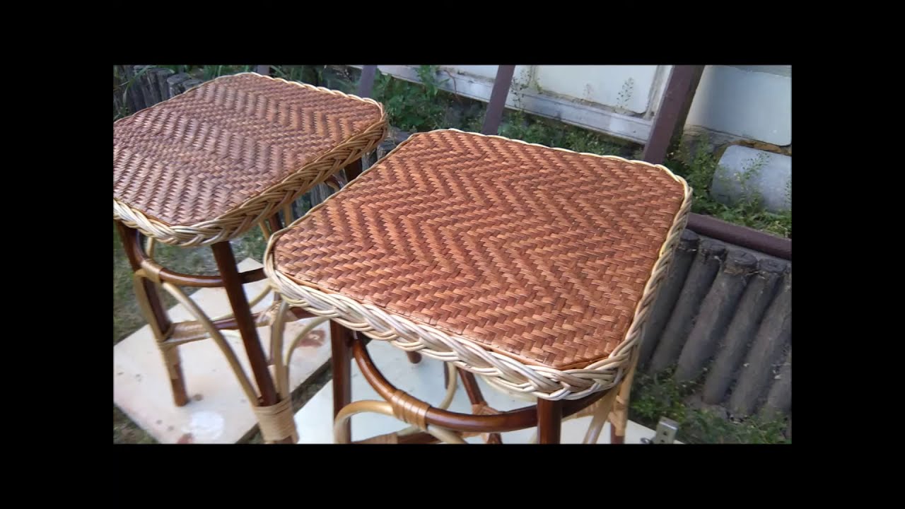 Табурет из лозы своими руками.